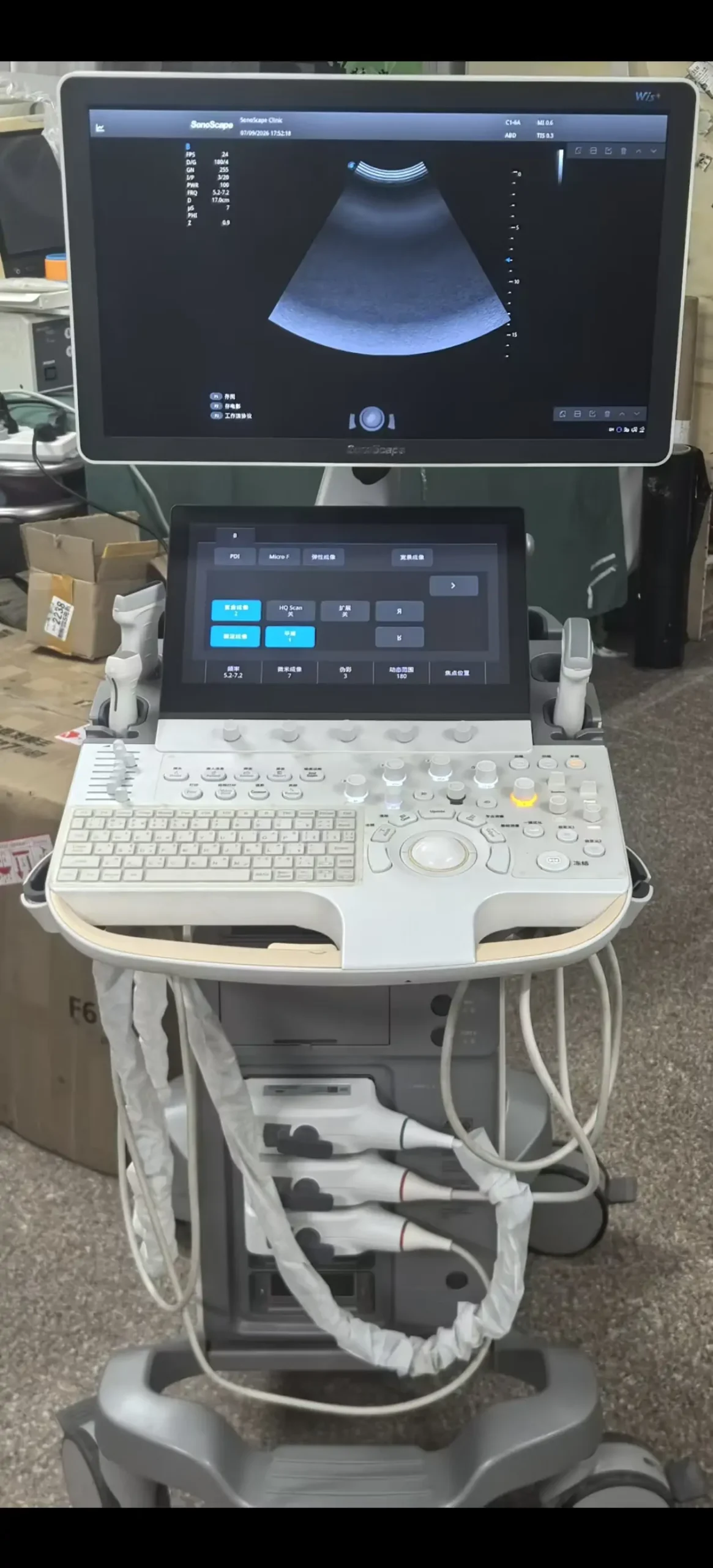 Reliable and Budget-Friendly SonoScape P55S Used Color Doppler Ultrasound System